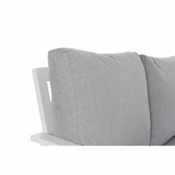 Garden sofa DKD Home Decor Grey 212 x 212 x 86 cm Crystal Aluminium 86 cm