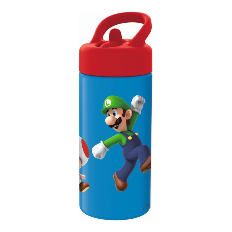 Water bottle Super Mario Red Blue (410 ml)