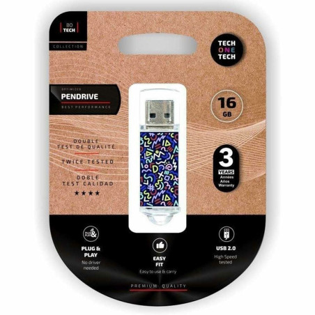 USB stick Tech One Tech Kaotic Dark 16 GB