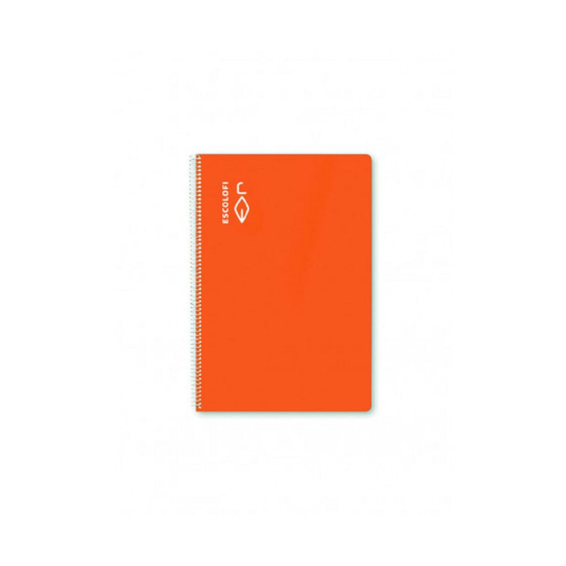 Book of Rings ESCOLOFI Orange Quarto 5 Pieces 50 Sheets