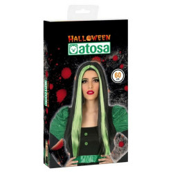 Halloween Wig 118189 (60 cm) White Black Green