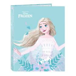 Ring binder Frozen Hello spring Blue A4 26.5 x 33 x 4 cm