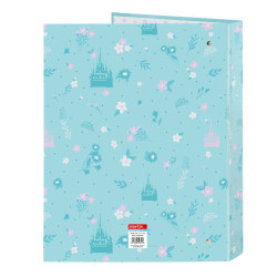 Ring binder Frozen Hello spring Blue A4 26.5 x 33 x 4 cm