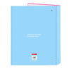 Ring binder Benetton Spring Pink Sky blue A4 26.5 x 33 x 4 cm