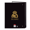 Ring binder Real Madrid C.F. Black A4 26.5 x 33 x 4 cm