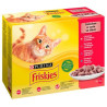 Cat food Purina Friskies Mix Chicken Veal Lamb Duck 12 x 85 g