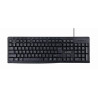 Keyboard GEMBIRD KB-UM-107 Qwerty US Black