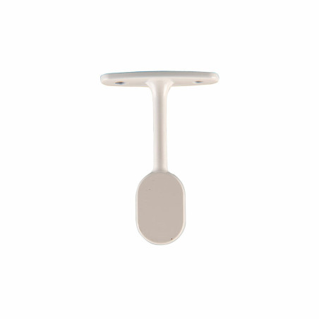 Wardrobe rod support Stor Planet Cintacor White Oval 15 x 25 mm (2 Units)