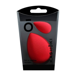 Make-up Sponge Kashōki Kashoki Esponjas Lote Red 2 Pieces