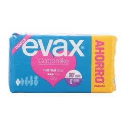 Normal Sanitary Pads with Wings CottonLike Evax