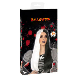 Halloween Wig Black White