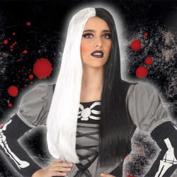 Halloween Wig Black White