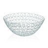 Fruit Bowl Versa Eris Blue Metal Steel (28 x 12 x 28 cm)