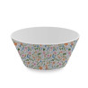 Salad Bowl Versa Polyethylene RPET Ø 10,9 cm Flowers