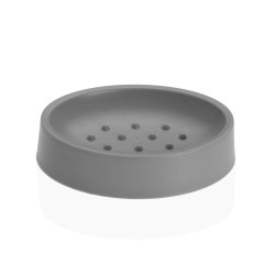 Bath Set Versa Grey polypropylene (6,5 x 16 x 6,5 cm)