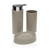 Bath Set Versa Beige polypropylene (6,5 x 16 x 6,5 cm)