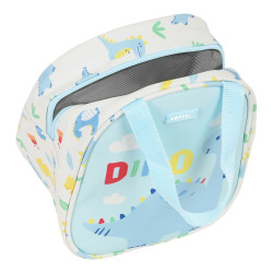 Thermal Lunchbox Safta Dinoland White Light Blue (19 x 22 x 14 cm)