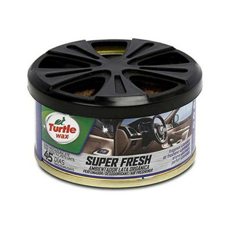 Car Air Freshener Turtle Wax Super Fresh Tin Lavendar