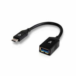 USB A to USB C Cable V7 V7U3C-BLK-1E Black