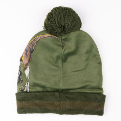 Hat, Gloves and Neck Warmer Jurassic Park 3 Pieces Dark green