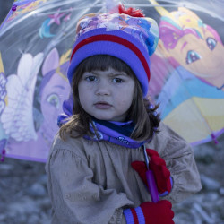 Hat, Gloves and Neck Warmer My Little Pony 3 Pieces Lilac