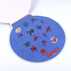 Stationery Set Spider-Man Notebook Red (30 x 30 x 1 cm)