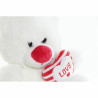 Fluffy toy DKD Home Decor White Red Plastic Children's 17,5 x 15 x 20 cm