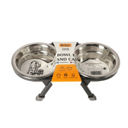 Cat Feeder Dingo 14529 Black metal