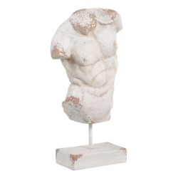 Sculpture White Metal Resin Iron Manganese oxide 38 x 16 x 68 cm Bust