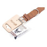 Dog collar Gloria Oasis Brown (45 x 1,8 cm)