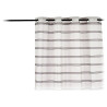 Curtain Net curtain Stripes Grey Polyester (140 x 260 cm)