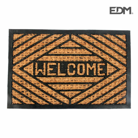 Doormat EDM Brown 60 x 40 cm