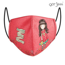 Hygienic Reusable Fabric Mask Gorjuss SF-822025-896 Red