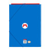 Folder Super Mario Play Blue Red A4