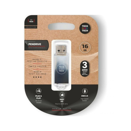 USB stick Tech One Tech Be B&W 16 GB