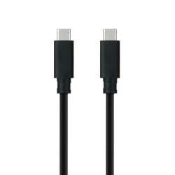 USB-C Cable NANOCABLE 10.01.4100 Black 50 cm (1 Unit)