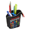 Pencil Holder Case The Avengers Super heroes Black (8 x 19 x 6 cm)