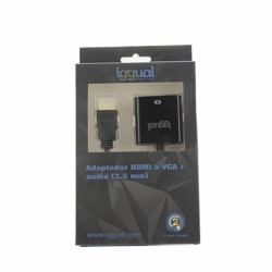 HDMI Cable iggual IGG317303 Black WUXGA