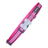 Dog collar Red Dingo Reflective Bones Fuchsia (1,5 x 24-36 cm)