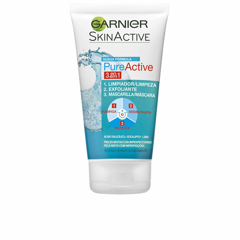 Facial Cleansing Gel Garnier Pure Active 150 ml