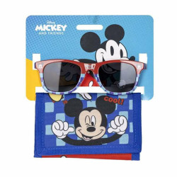 Sunglasses and Wallet Set Mickey Mouse 2 Pieces Blue