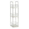 Bathroom Shelves Transparent Metal Plastic