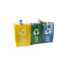 Recycling bag set Confortime Raffia 3 Pieces