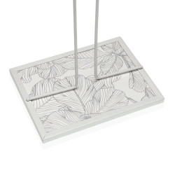 Kitchen Paper holder Versa Palm tree Metal Steel MDF Wood 16,5 x 31 x 13 cm