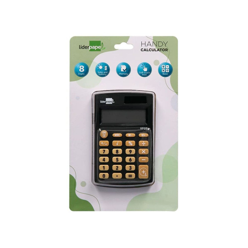 Calculator Liderpapel XF05 Black