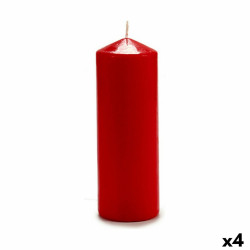 Candle 20 cm Red Wax (4 Units)