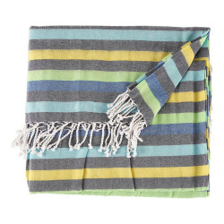 Multipurpose throw Stripes Green