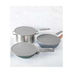 Frying Pan Lid Quttin Lid to prevent spitting 28 x 45,5 x 0,7 cm