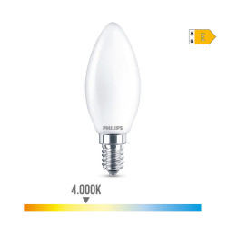 LED lamp Philips Candle E 6,5 W 60 W E14 806 lm 3,5 x 9,7 cm (4000 K)