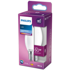 LED lamp Philips Candle E 6,5 W E14 806 lm 3,5 x 9,7 cm (6500 K)